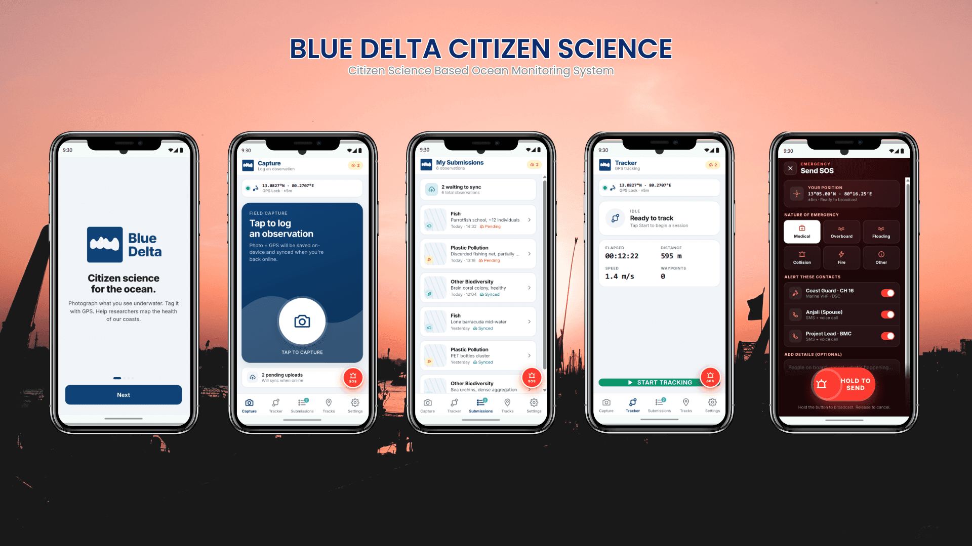 Blue Delta Citizen Science app